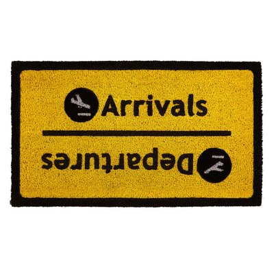 Arrivals & Departures Coir Doormat SO'HOME