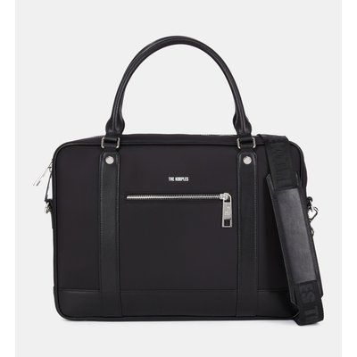 Porte-documents en cuir et fibre nylon THE KOOPLES