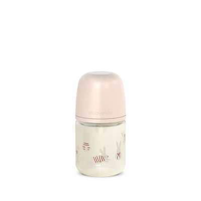 Biberon en verre avec tétine SX Pro 120 ml débit S SUAVINEX