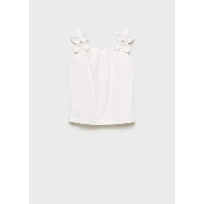 T-shirt coton détail fleur MANGO KIDS