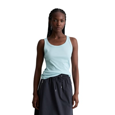 Débardeur côtelé DfC slim en jersey stretch de coton bio MARC O’POLO DENIM
