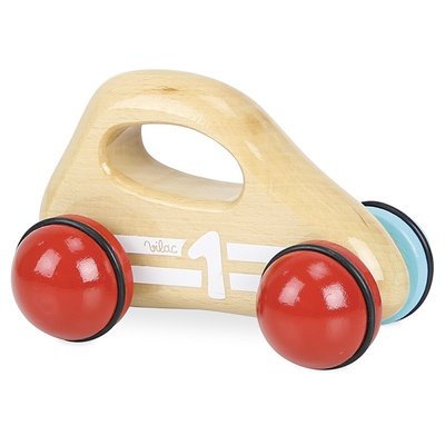 Voiture poignée - bois naturel VILAC