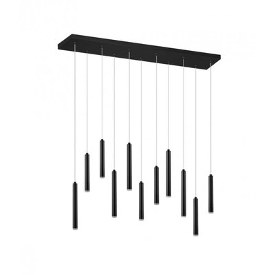 Suspension 11 lampes ajustables Tubulaire TRIO