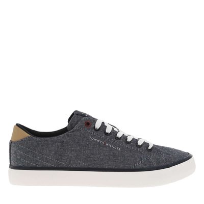 Baskets vulcanisées en chambray TOMMY HILFIGER