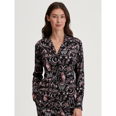 Shirt manches longues avec boutons – Mélange TENCEL™ Modal et soie manches longues Modal GLIMMER M&M CALIDA
