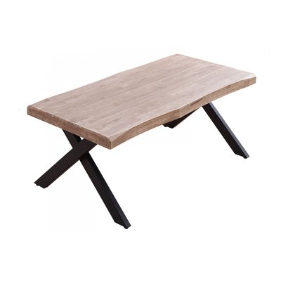 Table basse rehaussable en bois et acier - KAMILA MATHI DESIGN