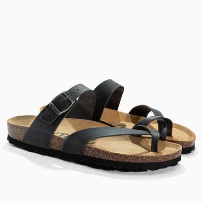 Tongs en cuir DIANE BAYTON