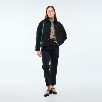 Veste courte contenant du coton MONOPRIX
