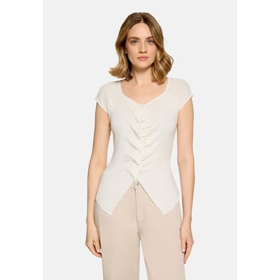Veste sans manches en maille à fronce CARTOON