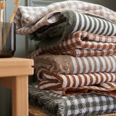 Drap de bain éponge vichy 500g, Dinan LA REDOUTE INTERIEURS