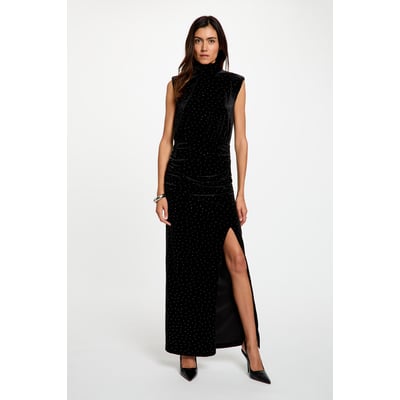 Robe longue velours MORGAN