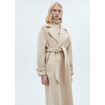 Manteau laine Manteco maxi revers MANGO