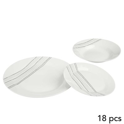 Service vaisselle 18 pièces LIGNES SECRET DE GOURMET