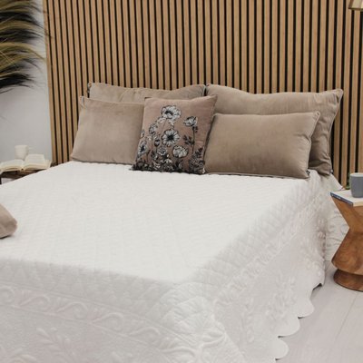 Dessus De Lit en Coton  JEWEL SUD ETOFFE