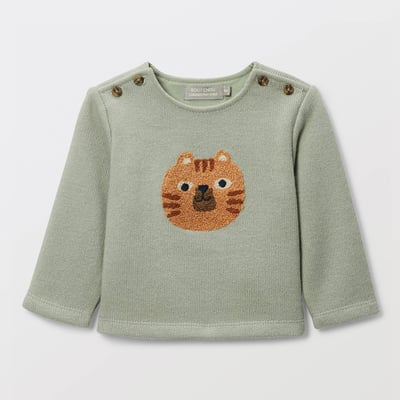 Sweat col rond brodé BOUT'CHOU
