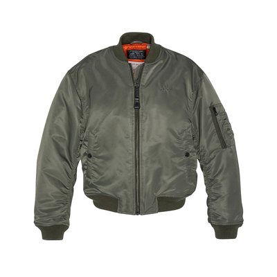 Blouson bomber coupe 90's en nylon recyclé SCHOTT