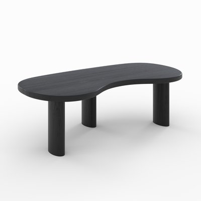 Table basse organique en bois massif de mindi - BRANDAN RENDEZ-VOUS DÉCO