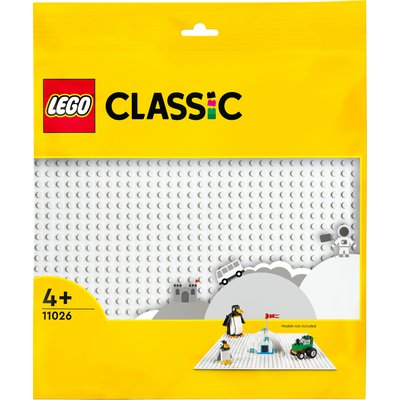 Plaque de construction blanche LEGO