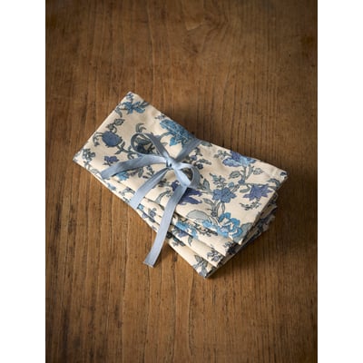 Serviette de table Aurore coton tramé aspect lin par lot de 4 CYRILLUS