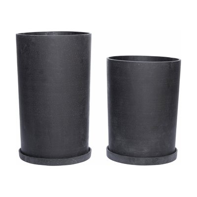 Pot de fleur en Pierre (lot de 2) HUBSCH