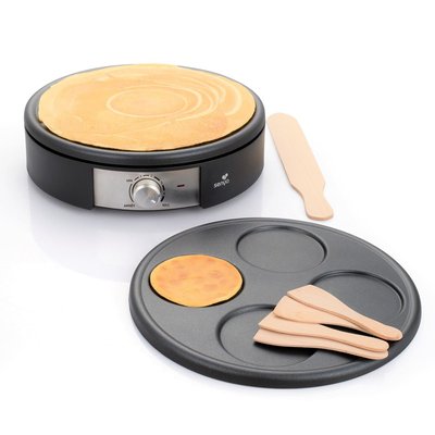 Crêpière électrique 2 plaques en fonte crêpe time SENYA