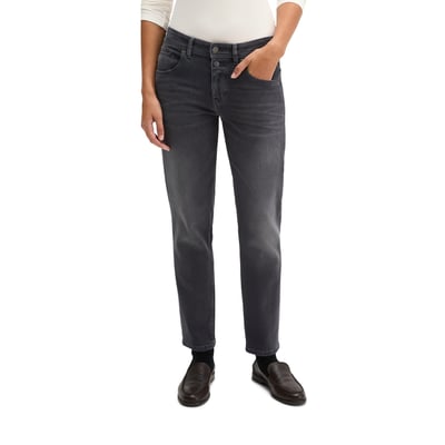 Jean modèle Theda, coupe boyfriend, longueur raccourcie en coton bio extensible MARC O'POLO