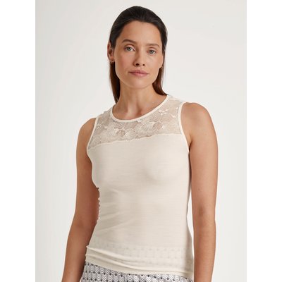 Débardeur en laine-soie sans manches Laine SILKY WOOL GLAM CALIDA