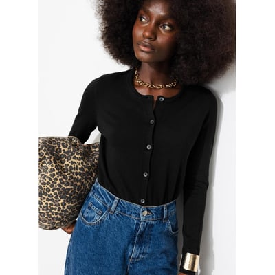 Gilet fin boutonné PROMOD