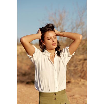 Women's short sleeve blouses uk discount