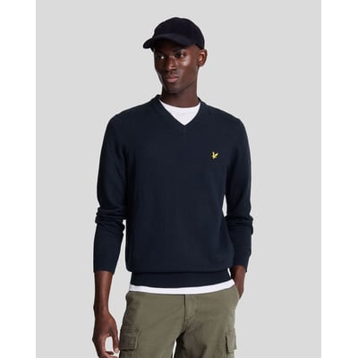 Pull en coton mérinos col V LYLE & SCOTT
