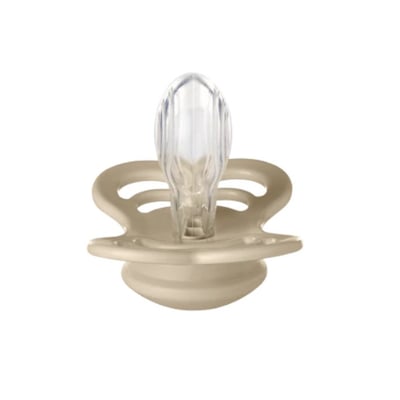 Sucette unite Supreme Silicone symetrique taille 1 couleur Vanille Bibs