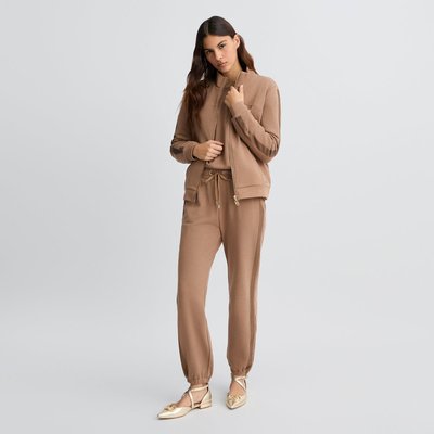 Sweat marron avec strass LIU JO