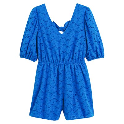 Kurzer Jumpsuit aus Lochstickerei LA REDOUTE COLLECTIONS