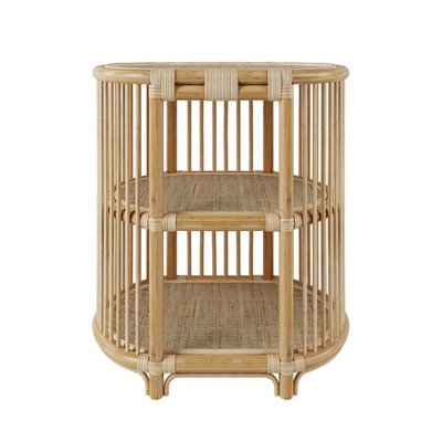 Table d'appoint 2 étagères en rotin - MARTHE RENDEZ-VOUS DÉCO