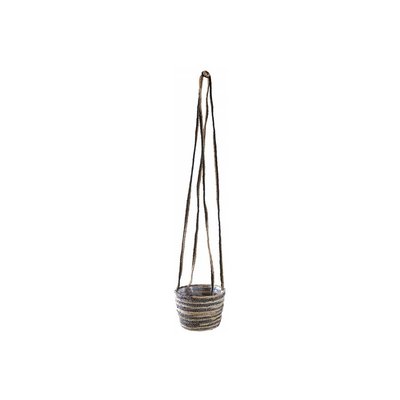 Suspension en jute noire et naturelle AUBRY GASPARD