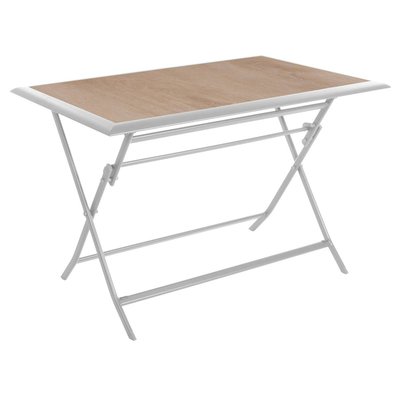 Table de jardin pliante rectangulaire 4 places AZUA HESPERIDE