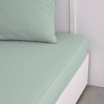 Drap housse 2 personnes uni coton grand bonnet ORGANIC TODAY