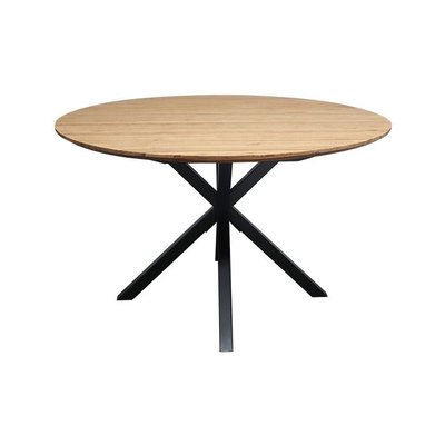 Table à manger ronde en bois de teck recyclé Ø 130 cm DEPOK PIER IMPORT