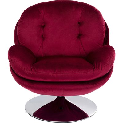 Fauteuil pivotant en velours, COSY KARE DESIGN