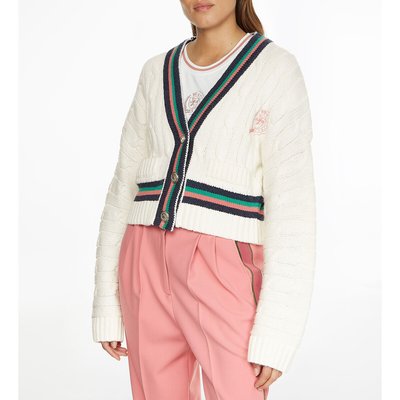Geknöpfte Strickjacke, Grobstrick TOMMY HILFIGER