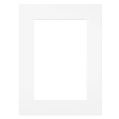 Passe-partout Blanc Format 30x40 Cm Ouverture 18x24 Cm ESSENTIEL CEANOTHE