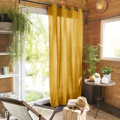 Rideau en 100% Coton Dahlia EDEN