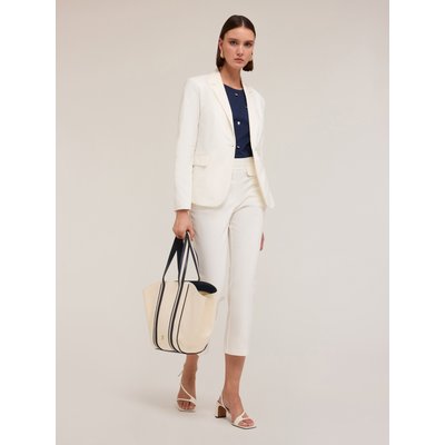 Blazer à simple boutonnage en coton technique MOTIVI