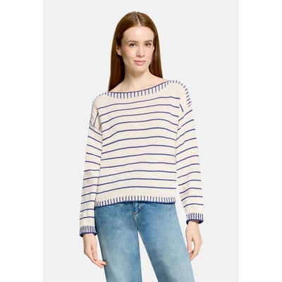 Pull-over en maille à encolure bateau CARTOON
