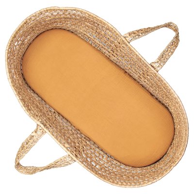 Drap housse couffin ovale en gaze de coton JEANNE SEVIRA KIDS