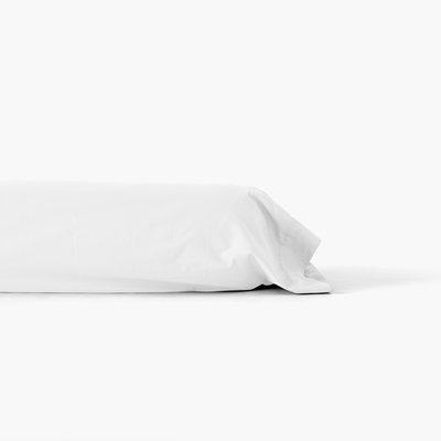 Taie de traversin percale de coton NEO CARRE BLANC