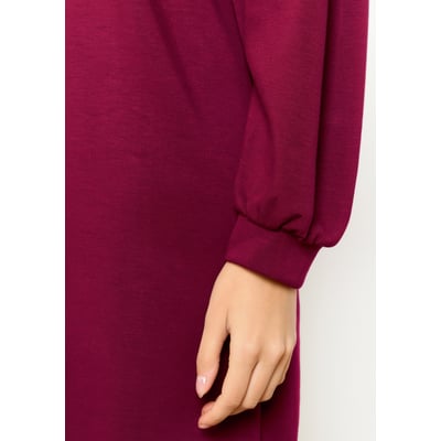 Robe sweat à col V LOLALIZA