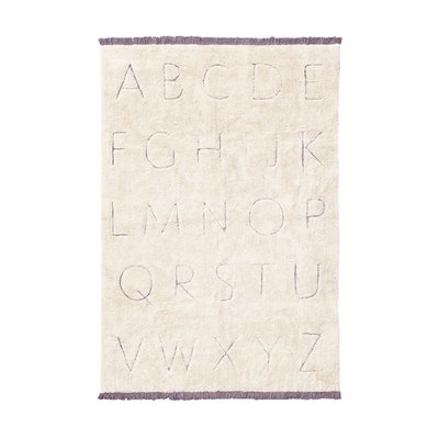TapisCycled Rectangulaire en coton ABC UPCYCLÉ LORENA CANALS