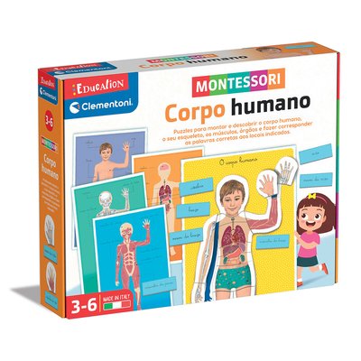 Brinquedo "Montessori - Corpo humano", CLEMENTONI CLEMENTONI