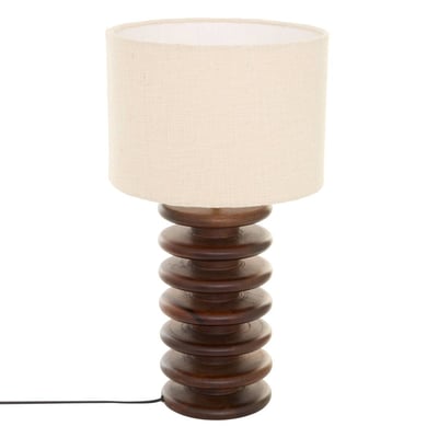Lampe cylindrique en manguier ROCHI ATMOSPHERA